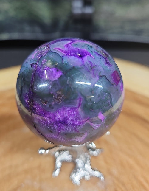 Load image into Gallery viewer, Moss agate sphere
