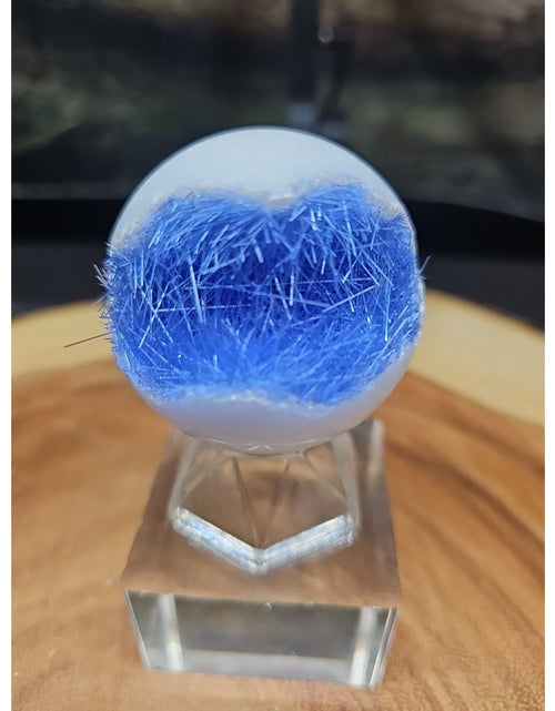 Load image into Gallery viewer, Magnesium phosphate Sphere W/Stand 154g 50mm
