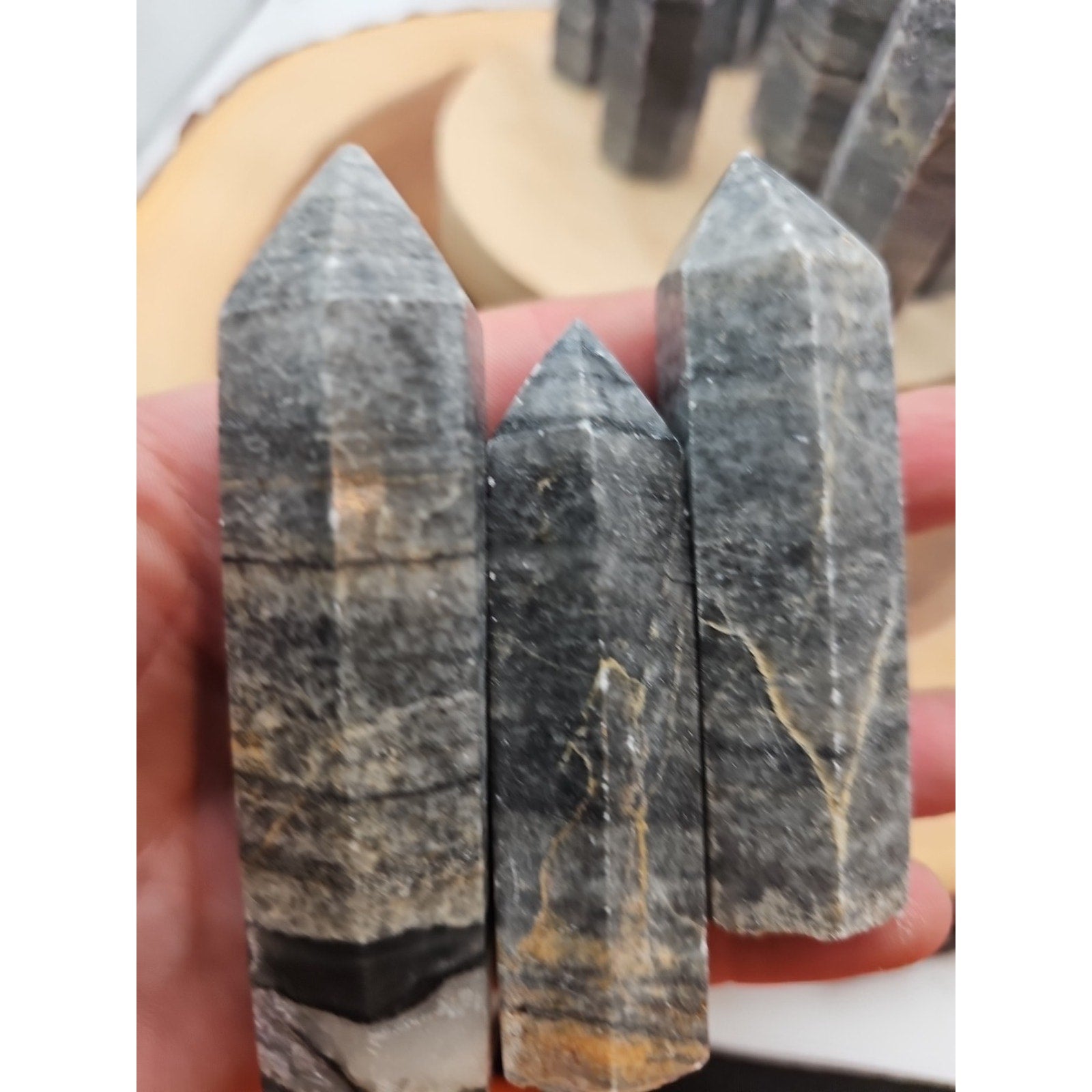 Silver Crazy Lace Towers Set Of 3pcs 3in Tall Avg