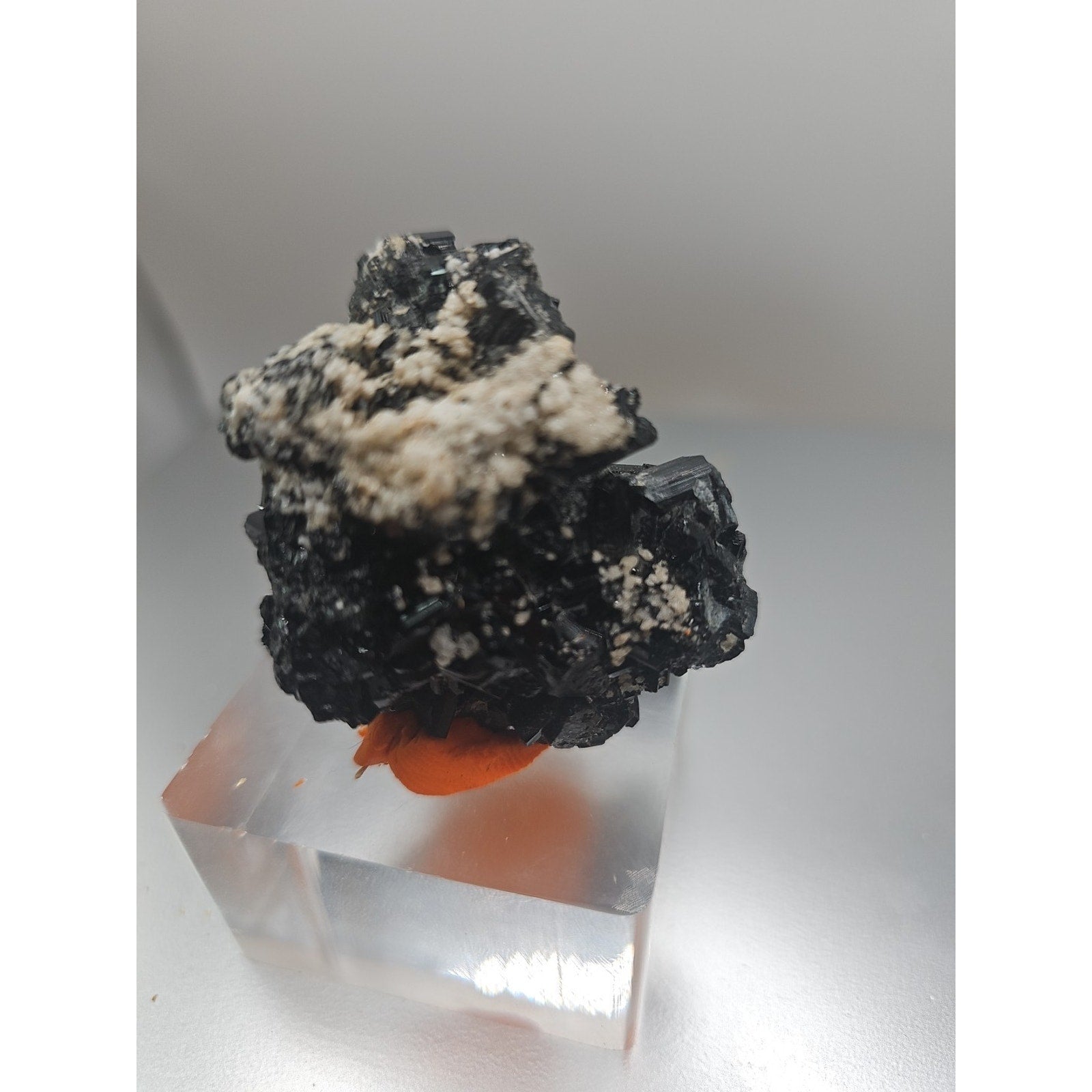 Black Tourmaline Crystal Specimen Rough Raw From Afghanistan 83grams