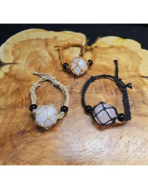 Load image into Gallery viewer, Rose Quartz Bracelet 1 each
