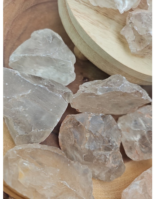 Load image into Gallery viewer, 1lb Natural Raw Clear White Quartz Crystal Original Healing 5pcs Avg
