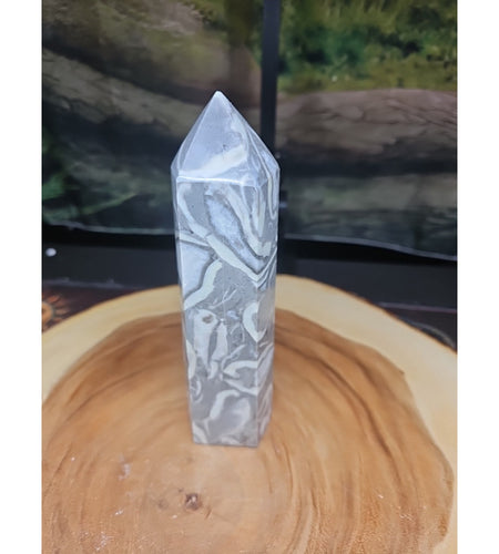 1000 Eye Jasper 1.76lb 7.5in Tall