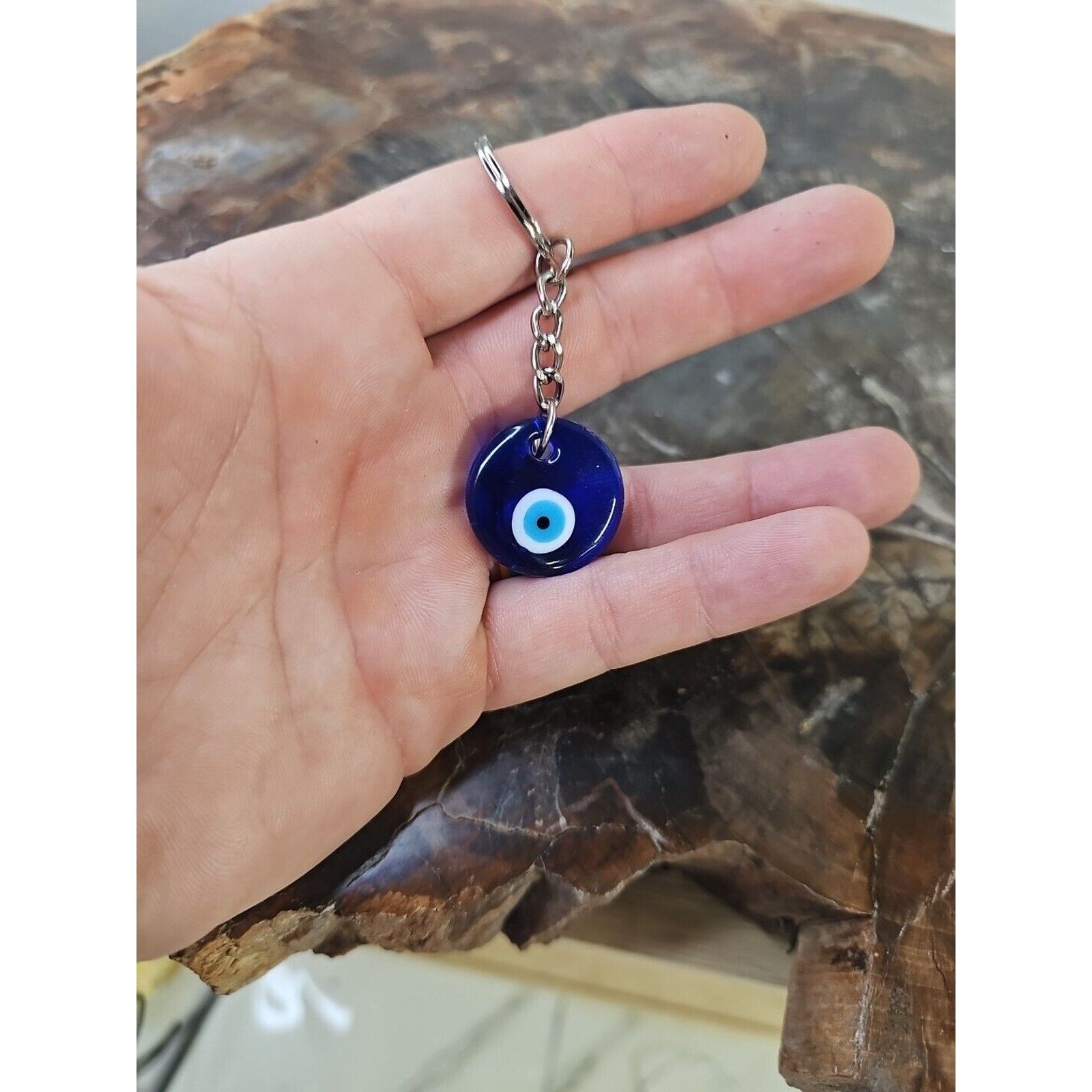 EVIL EYE KEYCHAIN/ Protection/ Fortune/ Good Luck