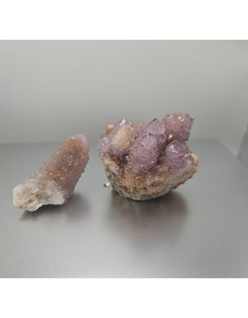 Load image into Gallery viewer, Amethyst Cactus Spirit Quartz Crystal .52lb
