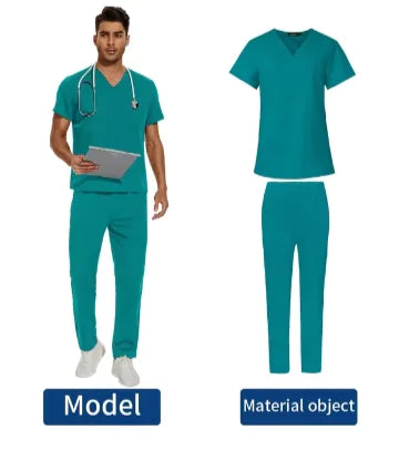 Load image into Gallery viewer, Men&#39;s V-Neck Medical Uniform
