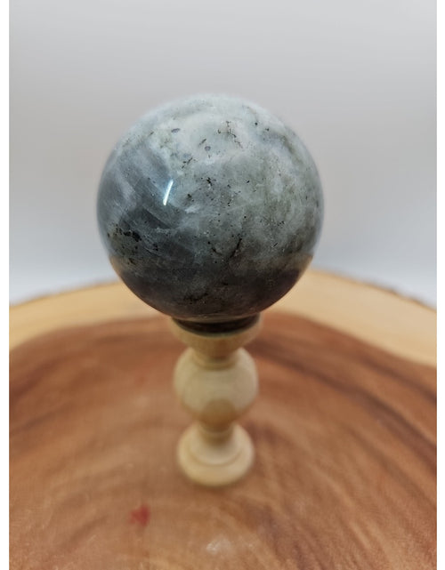 Load image into Gallery viewer, Labradorite Sphere 223g W/stand
