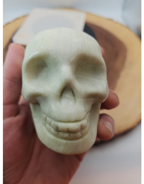 Load image into Gallery viewer, 1.14lb Natural Jasper Calcite Skulls Crystal Carving Mixed Stones Healing
