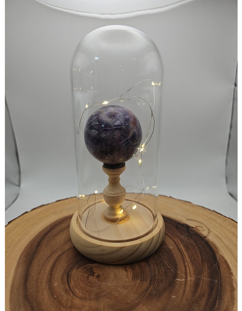 Load image into Gallery viewer, Amethyst Sphere With Case 60mm
