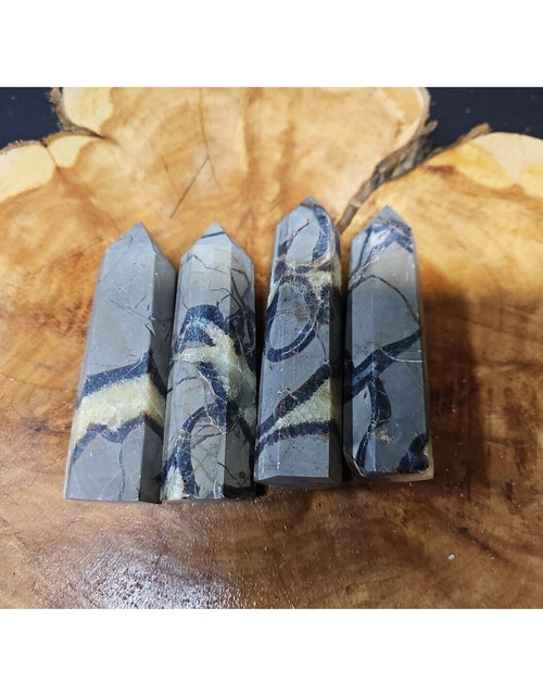 Load image into Gallery viewer, 1LB 4Pcs Natural Dragon Septarian Geode Quartz Cluster Crystal Point Healing
