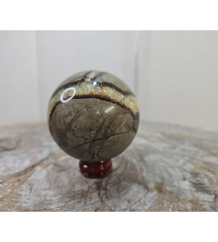 1pcs 350 g Natural Septarian Sphere Crystal Healing Energy