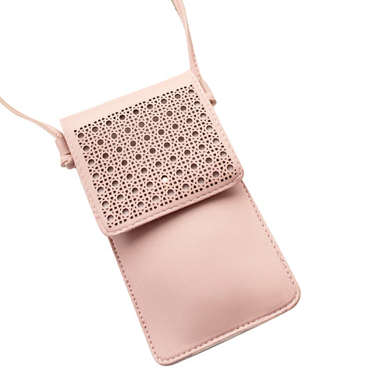Multi Mini Transparent Phone And Credit Card Holder Cross Body Bag