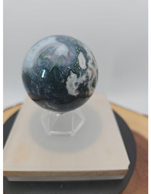 Load image into Gallery viewer, Moss Agate Sphere 243g 56mm
