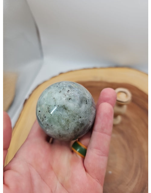 Load image into Gallery viewer, Labradorite Sphere 223g W/stand

