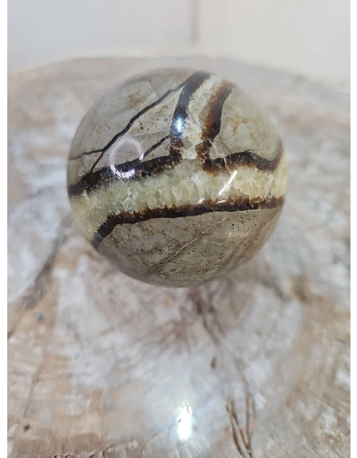 Load image into Gallery viewer, 1pcs 350 g Natural Septarian Sphere Crystal Healing Energy
