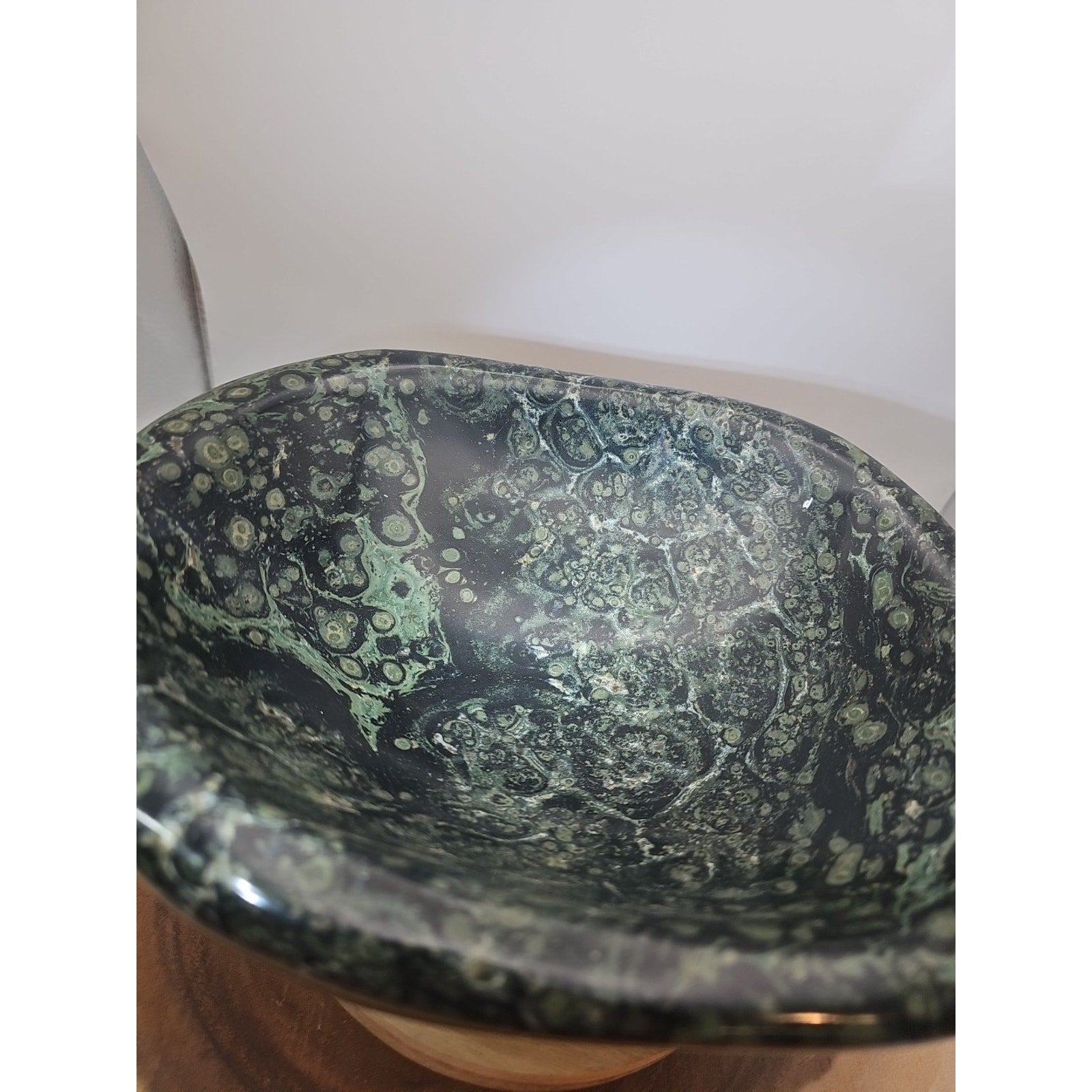 7.8LB Natural Kambaba Jasper Quartz Crystal Bowl Mineral specimen Healing