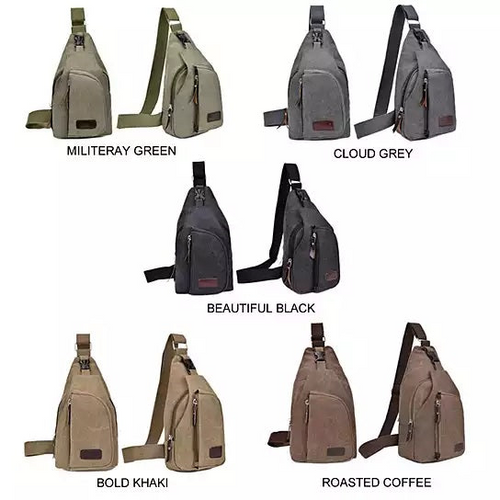 Load image into Gallery viewer, Sling Cling Cotton Canvas Messenger Bag in 5 Colors
