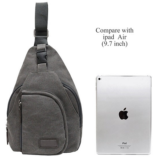 Load image into Gallery viewer, Sling Cling Cotton Canvas Messenger Bag in 5 Colors
