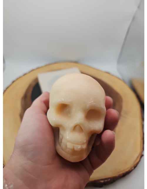 Load image into Gallery viewer, 1.56 Natural sunstone Skull Crystal Carving Mixed Stones Healing
