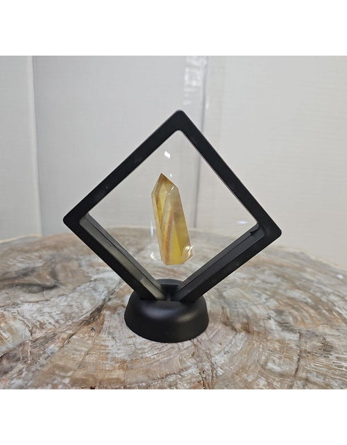 Load image into Gallery viewer, 33GNatural fluorite crystal pillar wand Obelisk earth restoration
