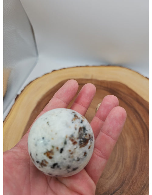 Load image into Gallery viewer, Ocean Jasper Sphere W/Stand 204g
