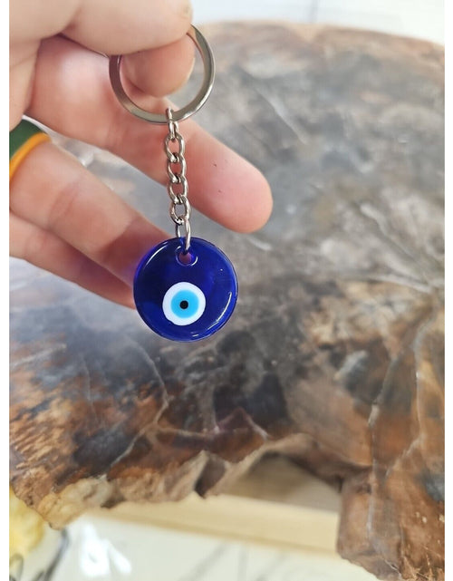 Load image into Gallery viewer, EVIL EYE KEYCHAIN/ Protection/ Fortune/ Good Luck
