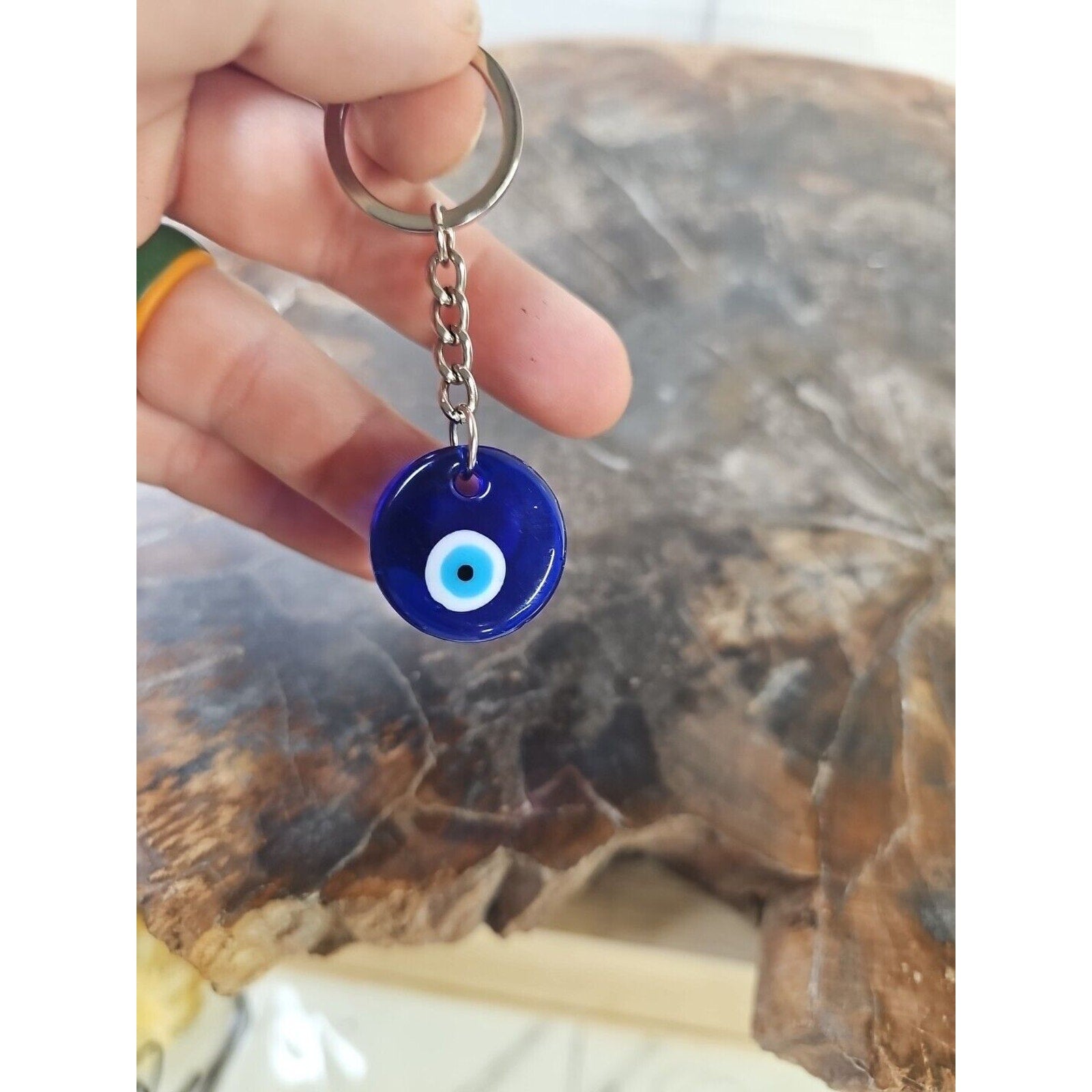 EVIL EYE KEYCHAIN/ Protection/ Fortune/ Good Luck