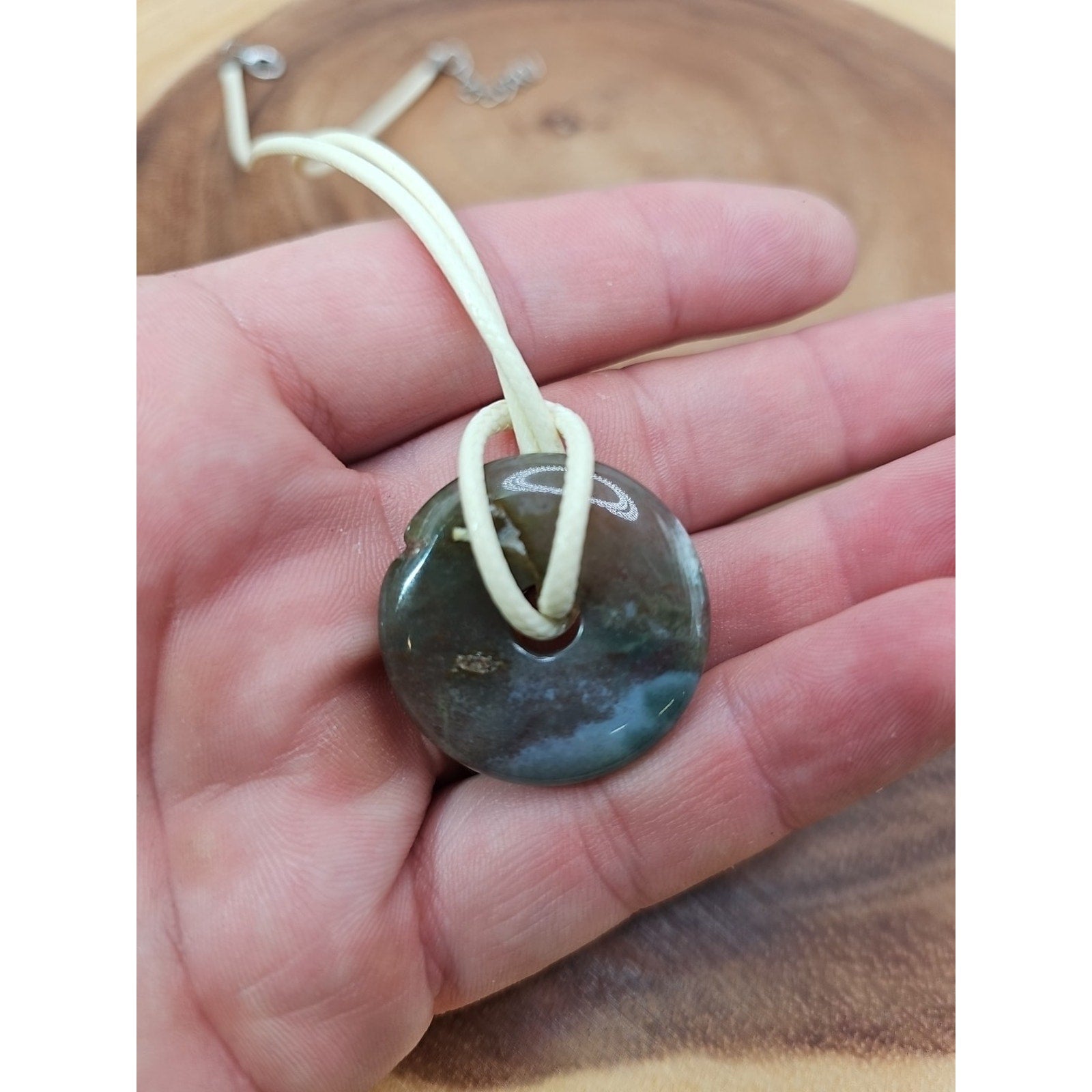 Lucky Pendant 16in Cord Necklace