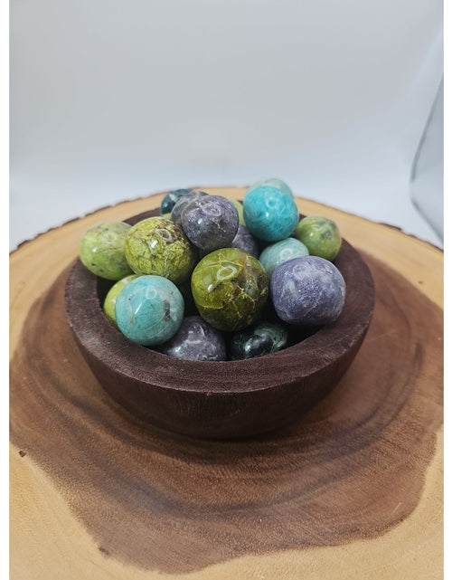 Load image into Gallery viewer, Ocean Jasper Spheres In Bowl 2lbs Of Stones
