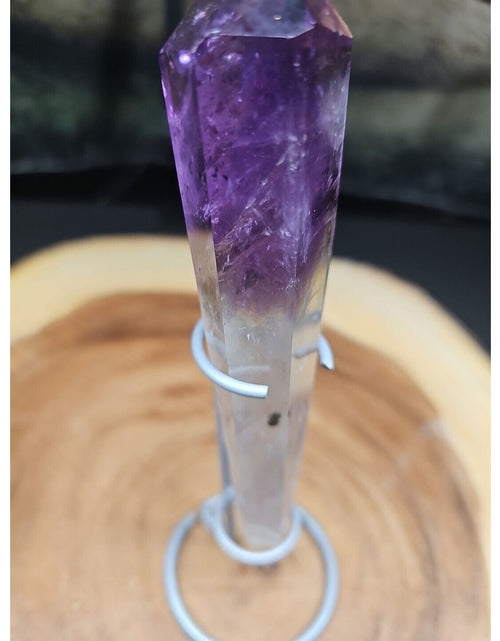 Load image into Gallery viewer, 148G Natural Dream Amethyst Quartz Crystal Wand Point Realistic Healing
