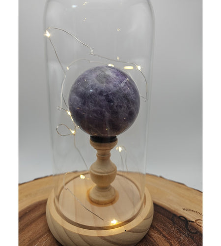 Amethyst Sphere With Case 60mm