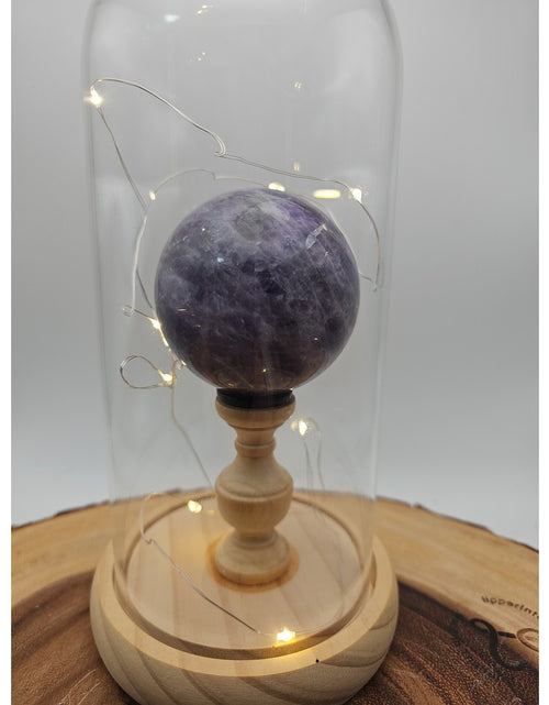 Load image into Gallery viewer, Amethyst Sphere With Case 60mm
