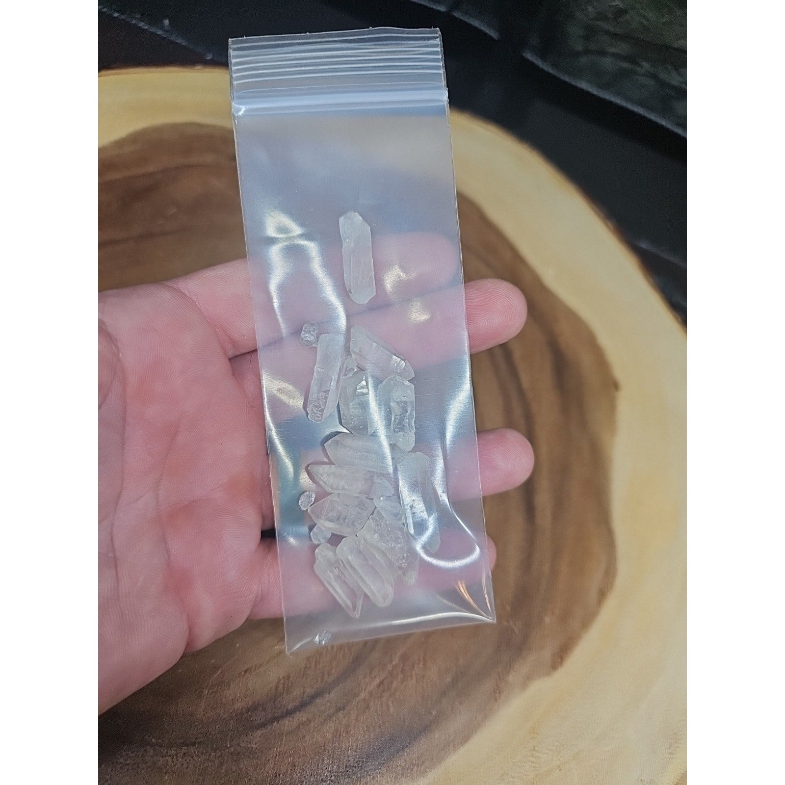 Herkimer Diamonds Loose 12pcs +some Really Small Pieces 21grams