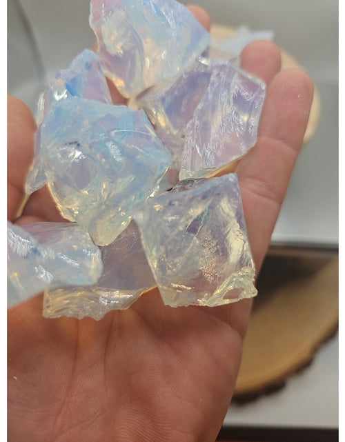 Load image into Gallery viewer, Opalite crystal Chucks 5pcs 4oz Avg

