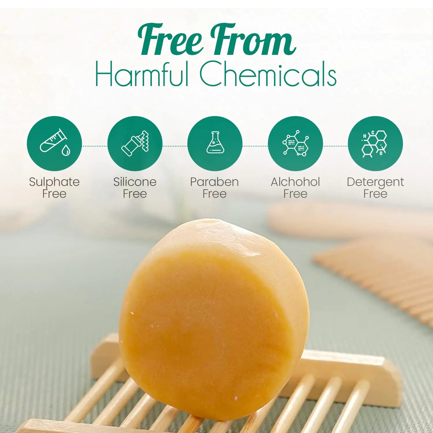 All-Natural Conditioner Bar. Citrus. Eco-Friendly.