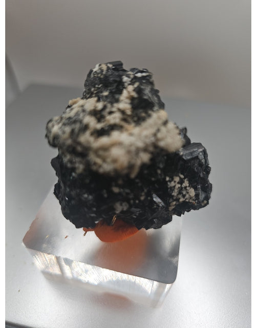 Load image into Gallery viewer, Black Tourmaline Crystal Specimen Rough Raw From Afghanistan 83grams
