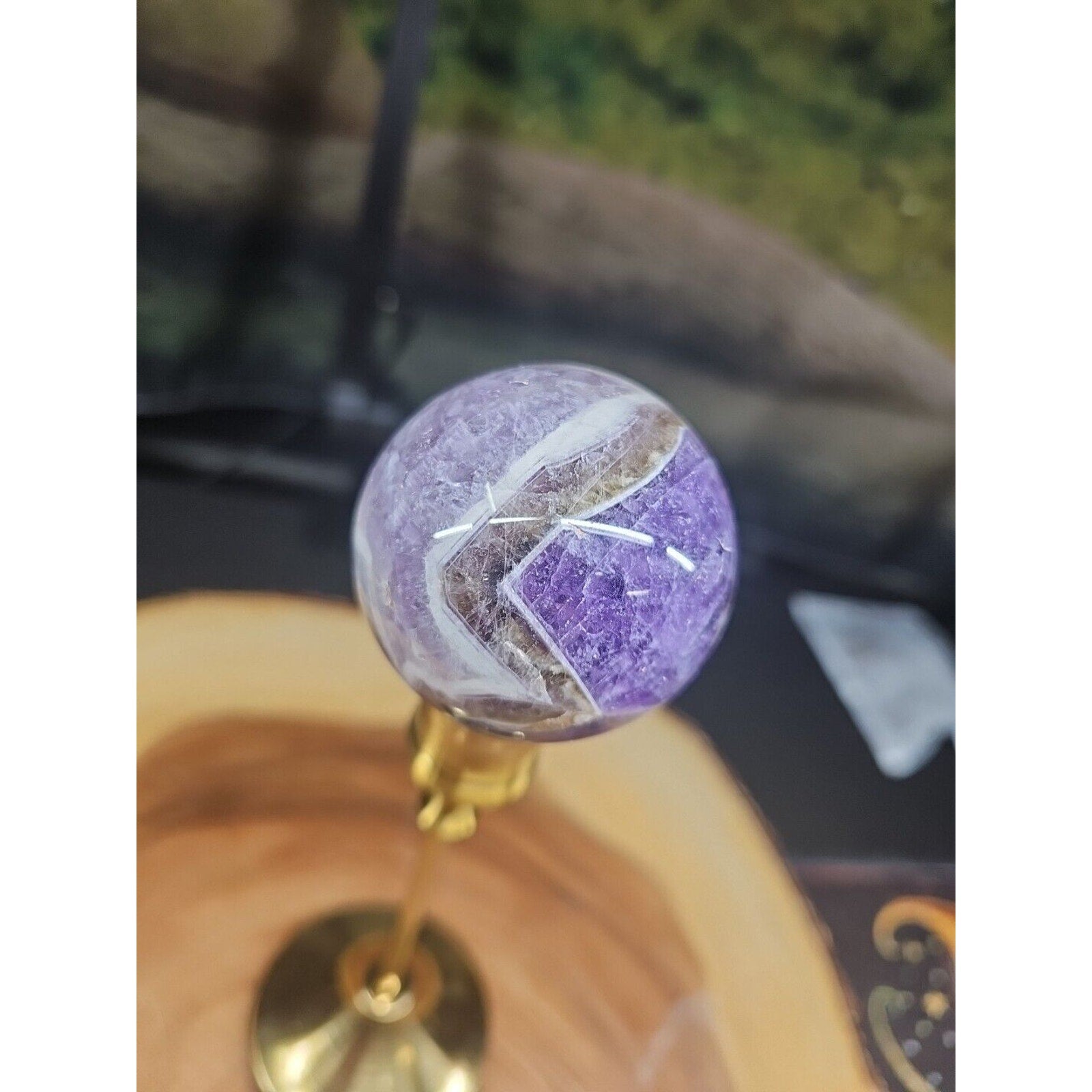 Amethyst Sphere 53mm W/Stand