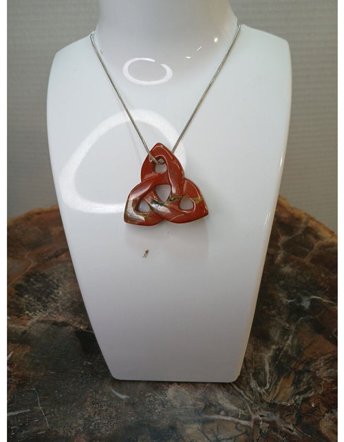 Load image into Gallery viewer, Ocean Jasper Agate Necklace W/925 Silver Chain
