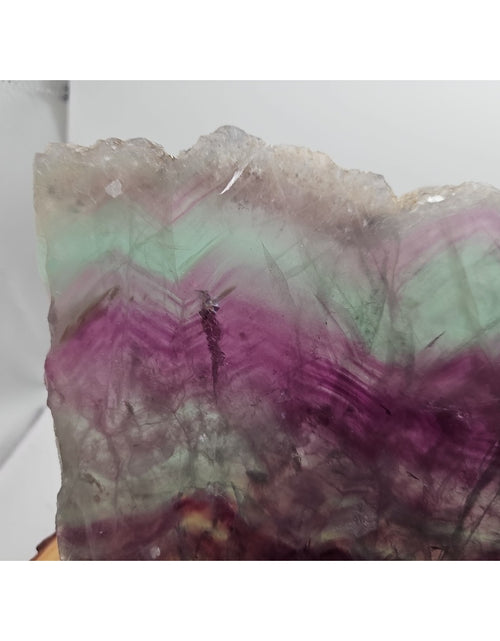 Load image into Gallery viewer, 5.7LB Natural color fluorite section quartz crystalsheetlarge mineralgemstone-
