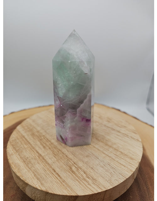 Load image into Gallery viewer, Fluorite Crystal Tower .92lbs
