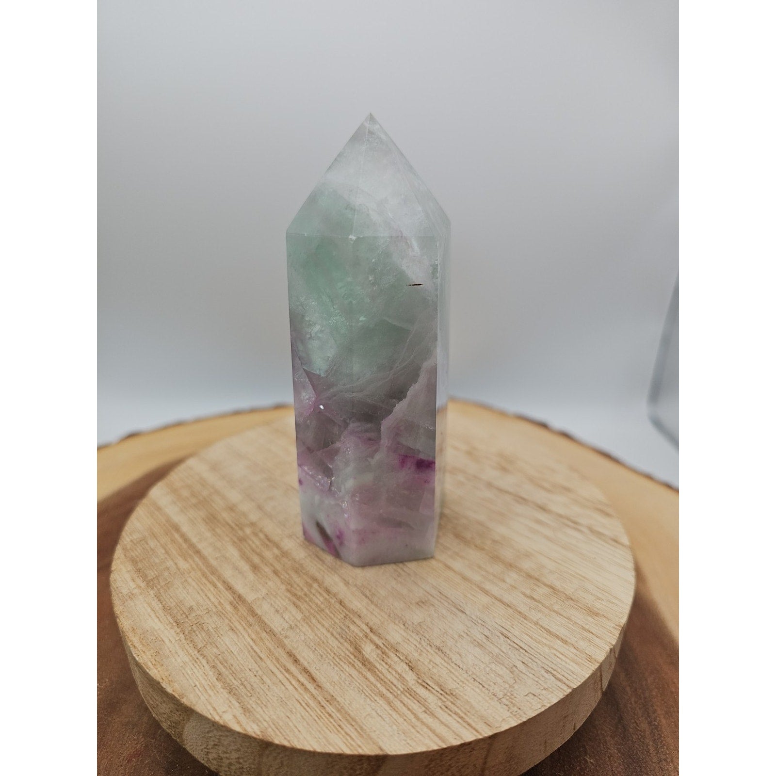 Fluorite Crystal Tower .92lbs
