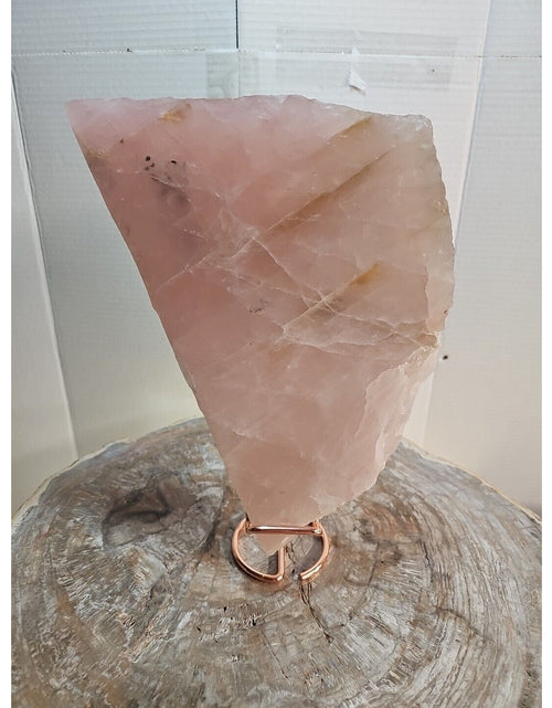 Load image into Gallery viewer, 5.72LB Natural Rose Quartz Crystal Pink Crystal Stone slices Healing
