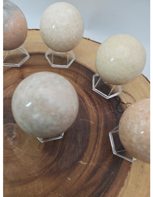 Load image into Gallery viewer, Quartz Crystal Sphere 50mm 1 Each Sandstone
