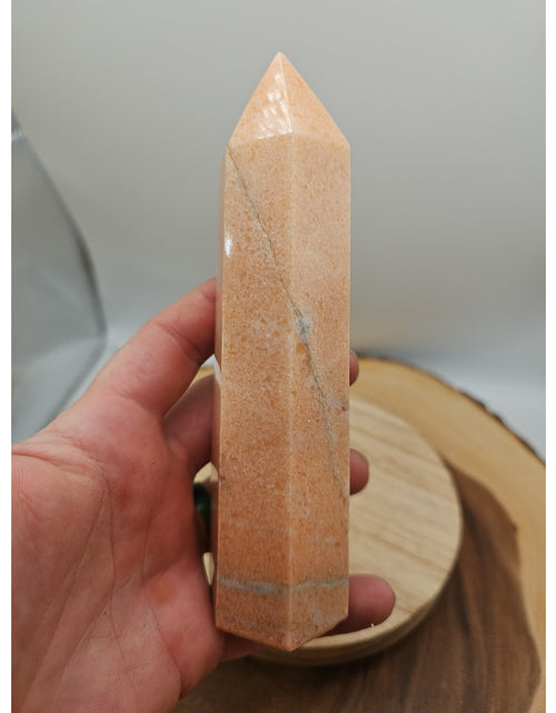 Load image into Gallery viewer, Sunstone Tower 427grams 6in Tall
