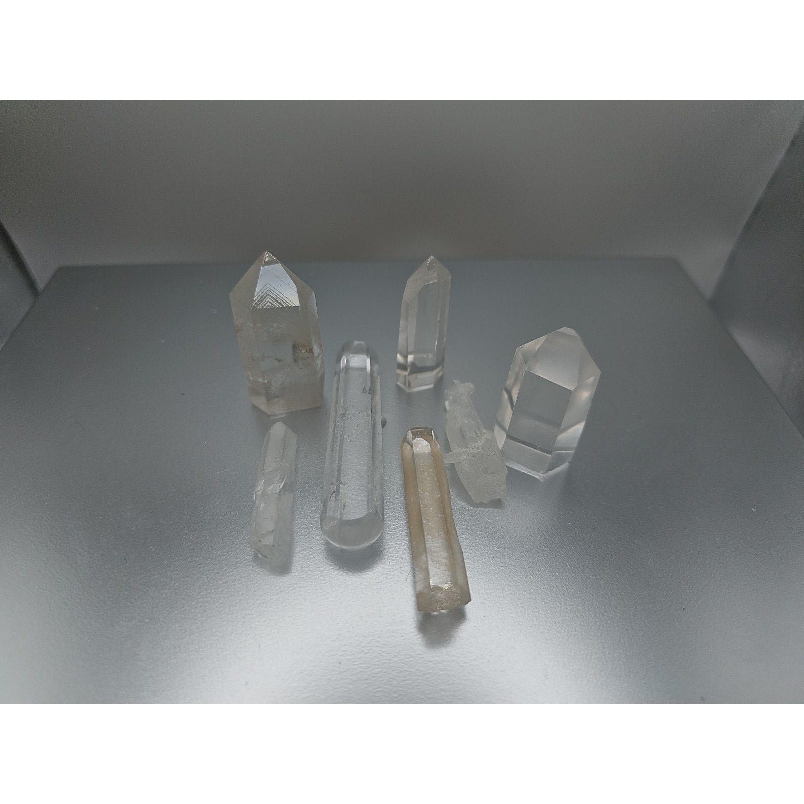 White Quartz Crystals 7pcs