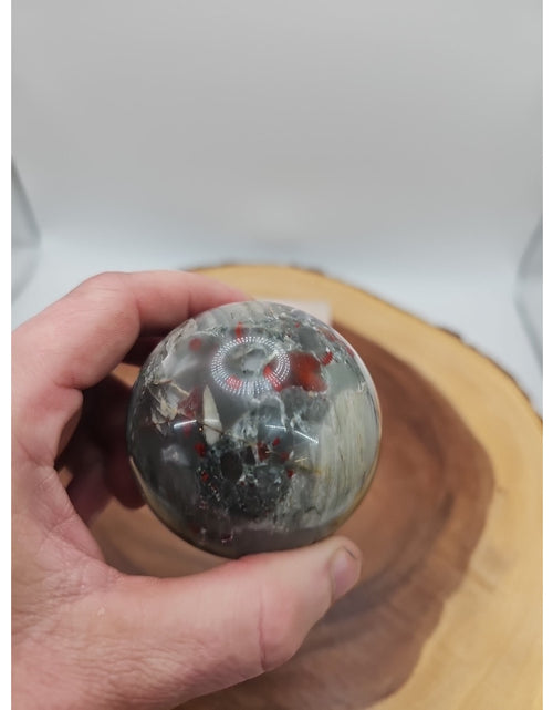 Load image into Gallery viewer, Ocean Jasper Sphere 63mm w/stand
