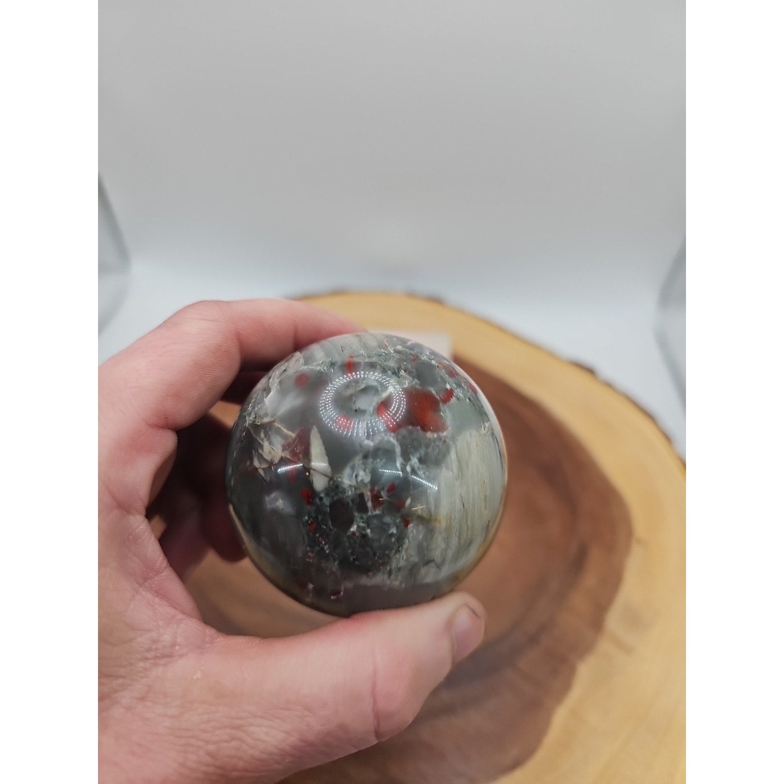Ocean Jasper Sphere 63mm w/stand