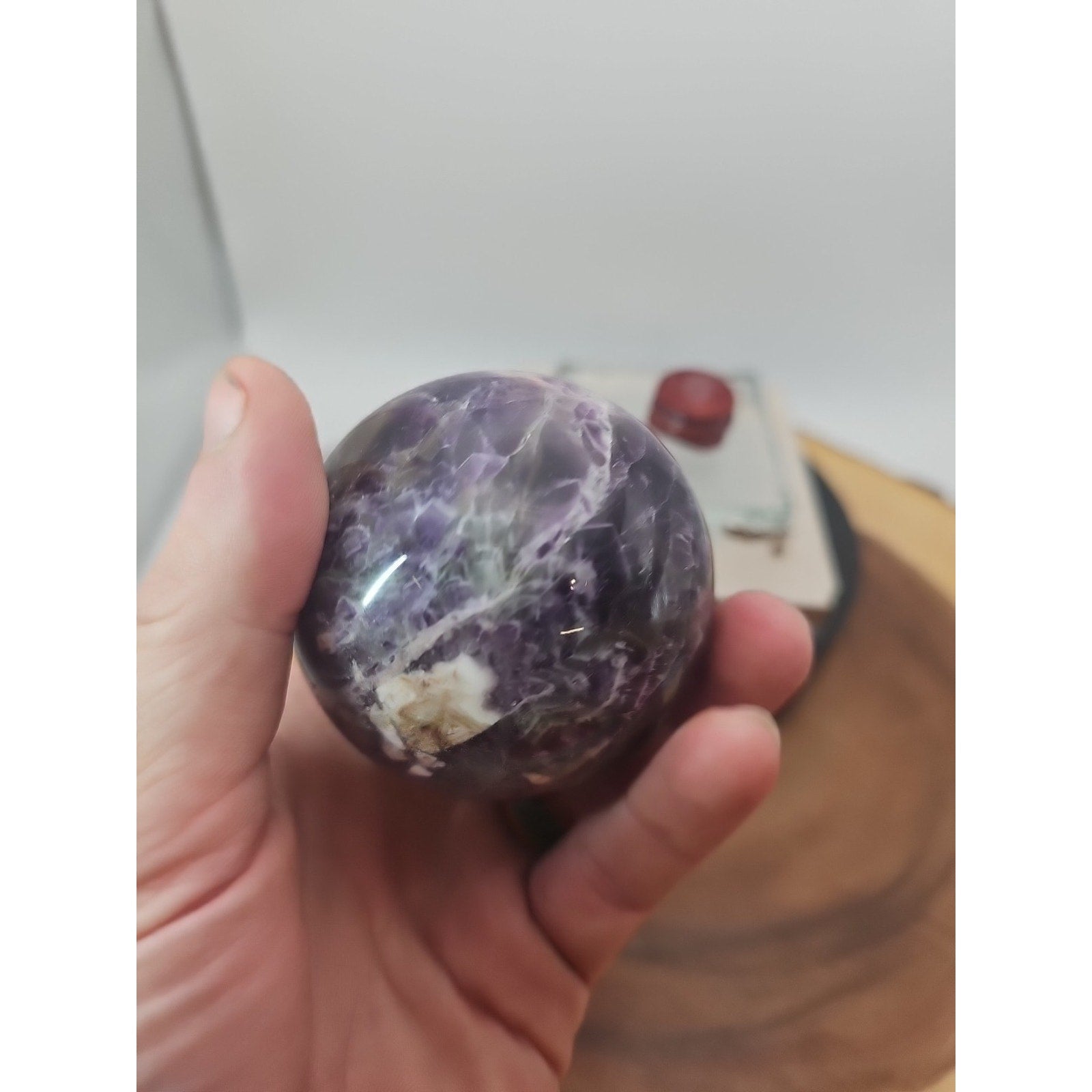 Madagascar Amethyst Sphere - 373g, 61mm - Collectors Item