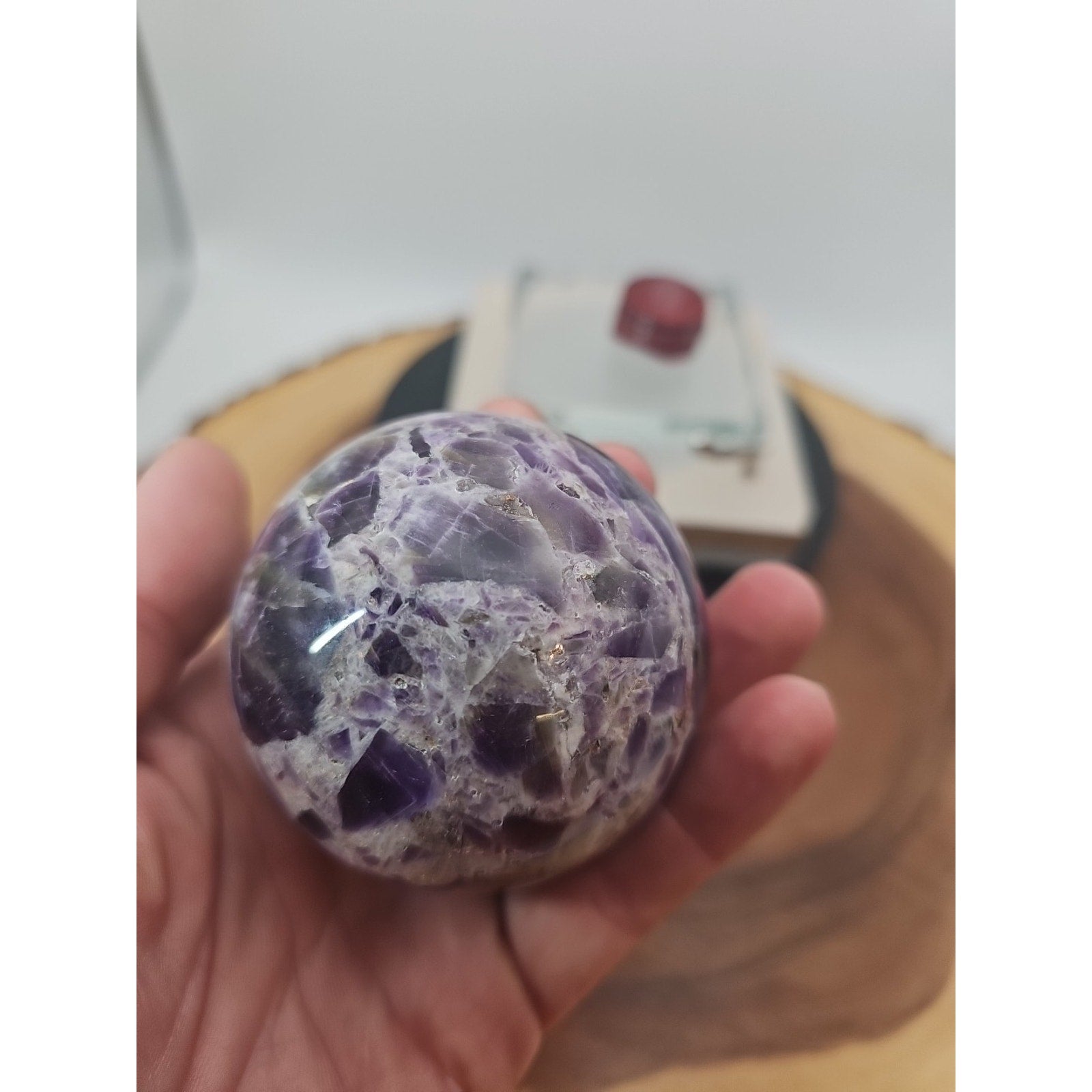 Madagascar Amethyst Sphere - 373g, 61mm - Collectors Item