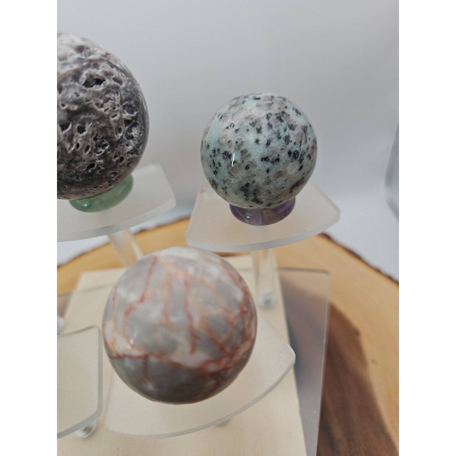 Ocean Jasper Sphere W/stand